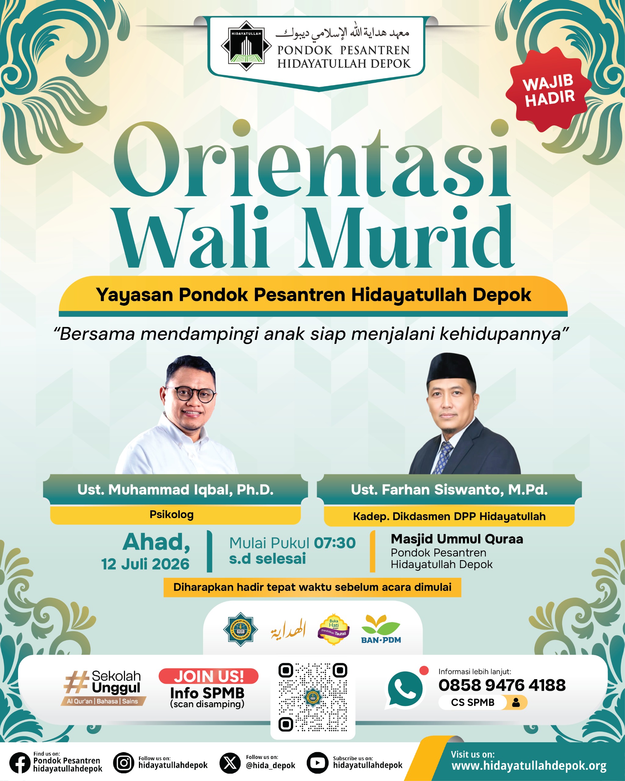 ORIENTASI WALI MURID YPPH DEPOK